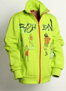 Mikina FASHION , Barva - Zelená , Velikost - 164
