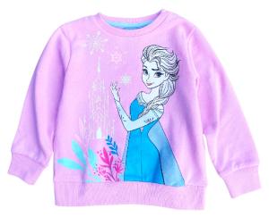 Mikina Ľadové kráľovstvo Elsa vrkoč , Velikost - 116 , Barva - Ružová