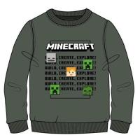 MIKINA Minecraft , Velikost - 116 , Barva - Zelená