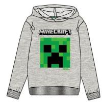 MIKINA Minecraft , Velikost - 146 , Barva - Šedá