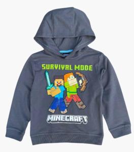 MikinaA Minecraft , Velikost - 116 , Barva - Petrolejová