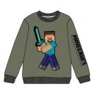 MIKINA Minecraft , Velikost - 140 , Barva - Tmavo zelená