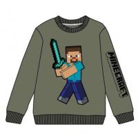 MIKINA Minecraft , Velikost - 140 , Barva - Tmavo zelená