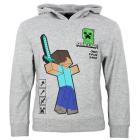 Mikina Minecraft Steve , Velikost - 152 , Barva - Šedá
