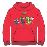 Mikina Super Mario , Velikost - 104 , Barva - Červená