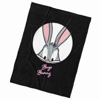Deka Bugs Bunny Black Art , Barva - Čierna , Rozměr textilu - 150x200