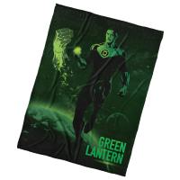 Mikroplyšová deka Green Lantern , Barva - Tmavo zelená , Rozměr textilu - 150x200