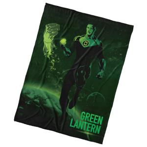 Mikroplyšová deka Green Lantern , Barva - Tmavo zelená , Rozměr textilu - 150x200
