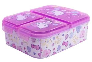 MULTI BOX NA SVAČINU HELLO KITTY , Barva - Fialová