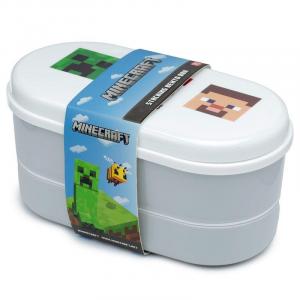 Krabička s príborom Minecraft , Barva - Šedá