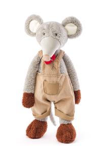 Myšák Lorenzo 40 cm , Barva - Šedá