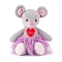 Myška Akiko šedá 30 cm , Barva - Šedá