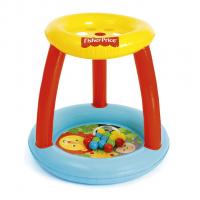 Nafukovacie hracie centrum s otvormi Fisher Price , Barva - Barevná