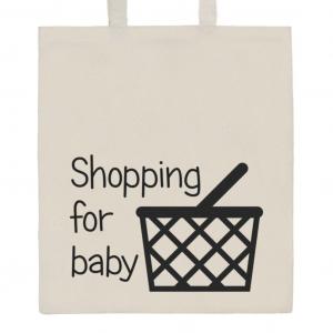 Nákupná taška prírodné Shopping for baby