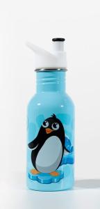 Nerezová fľaša na pitie Tučniak , Velikost lahve - 500 ml