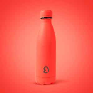Nerezová Termo fľaša fluo červená (koralová) , Velikost lahve - 500 ml , Barva - Červená