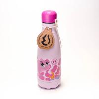 Nerezová Termo fľaša na pitie Delfín , Velikost lahve - 350 ml , Barva - Svetlo ružová