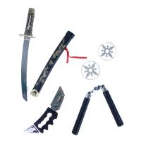 Ninja set - zbrane , Barva - Čierna