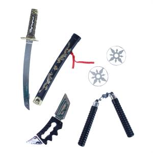 Ninja set - zbrane , Barva - Čierna