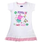 NOČNÍ KOŠILKA PEPPA PIG , Velikost - 92 , Barva - Biela