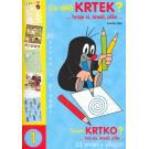 Omaľovánka A4 book Čo robí Krtko? , Barva - Barevná