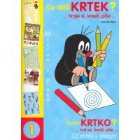 Omaľovánka A4 book Čo robí Krtko? , Barva - Barevná