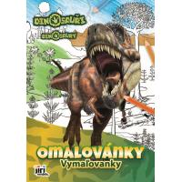 Omaľovánka A4 Dinosaury , Barva - Barevná