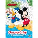 Omaľovánka A4 Mickey Mouse , Barva - Barevná