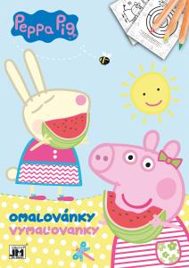 Omaľovánka A4 Prasiatko Peppa