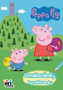 Omaľovánka A5 Prasiatko Peppa na výlete , Barva - Barevná