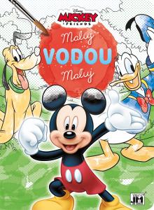 Omaľovánka maľuj vodou A4 Mickey Mouse , Barva - Barevná