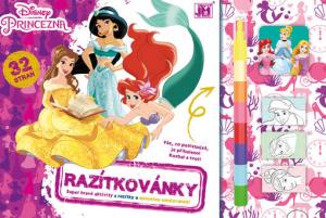 Omaľovánka - Pečiatkovánky Disney Princezna