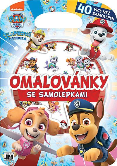 Omaľovánka so samolepkami Paw Patrol