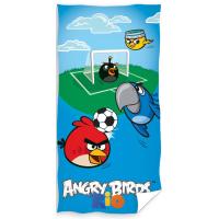 Osuška Angry Birds Fotbal , Barva - Modrá , Rozměr textilu - 70x140