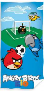 Osuška Angry Birds Fotbal , Rozměr textilu - 70x140