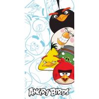 Osuška Angry Birds , Barva - Biela , Rozměr textilu - 70x140