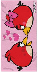 Osuška Angry Birds Love , Rozměr textilu - 70x140