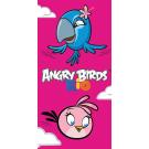Osuška Angry Birds Rio Stella a Perla , Barva - Ružová , Rozměr textilu - 70x140