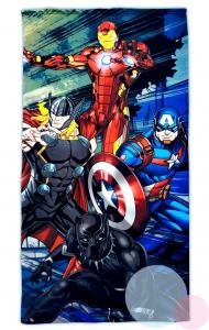 Osuška Avengers Marvel , Barva - Černo-modrá