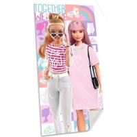 Osuška Barbie , Barva - Ružová , Rozměr textilu - 70x140