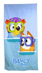 Osuška Bluey a Bingo , Barva - Světlo modrá , Rozměr textilu - 70x140