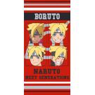OSUŠKA BORUTO Naruto , Barva - Červená , Rozměr textilu - 70x140