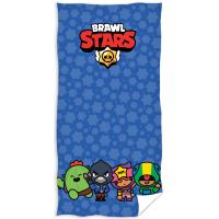 Osuška Brawl Stars Brawleri , Barva - Modrá , Rozměr textilu - 70x140