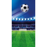 Osuška Futbal , Barva - Modro-zelená , Rozměr textilu - 70x140
