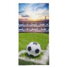 Osuška Futbal rohový kop , Barva - Zelená , Rozměr textilu - 70x140