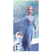 OSUŠKA FROZEN Elsa , Barva - Modrá , Rozměr textilu - 70x140