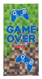 Osuška Game Over , Rozměr textilu - 70x140