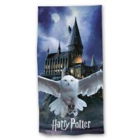 Osuška Harry Potter , Barva - Tmavo modrá , Rozměr textilu - 70x140