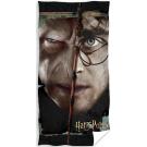 Osuška Harry Potter Dvojitá tvár , Barva - Antracitová , Rozměr textilu - 70x140