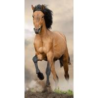 Osuška Hnedý kôň , Barva - Béžová , Rozměr textilu - 70x140